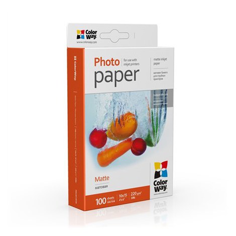 ColorWay | PM2201004R | White | 220 g/m² | 10 x 15 cm | Matte Photo Paper - 2